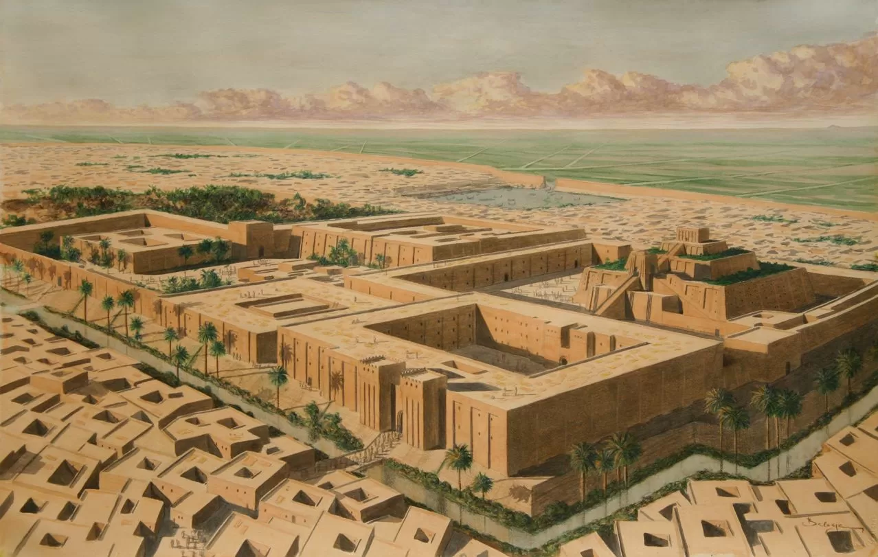letak peradaban Mesopotamia
