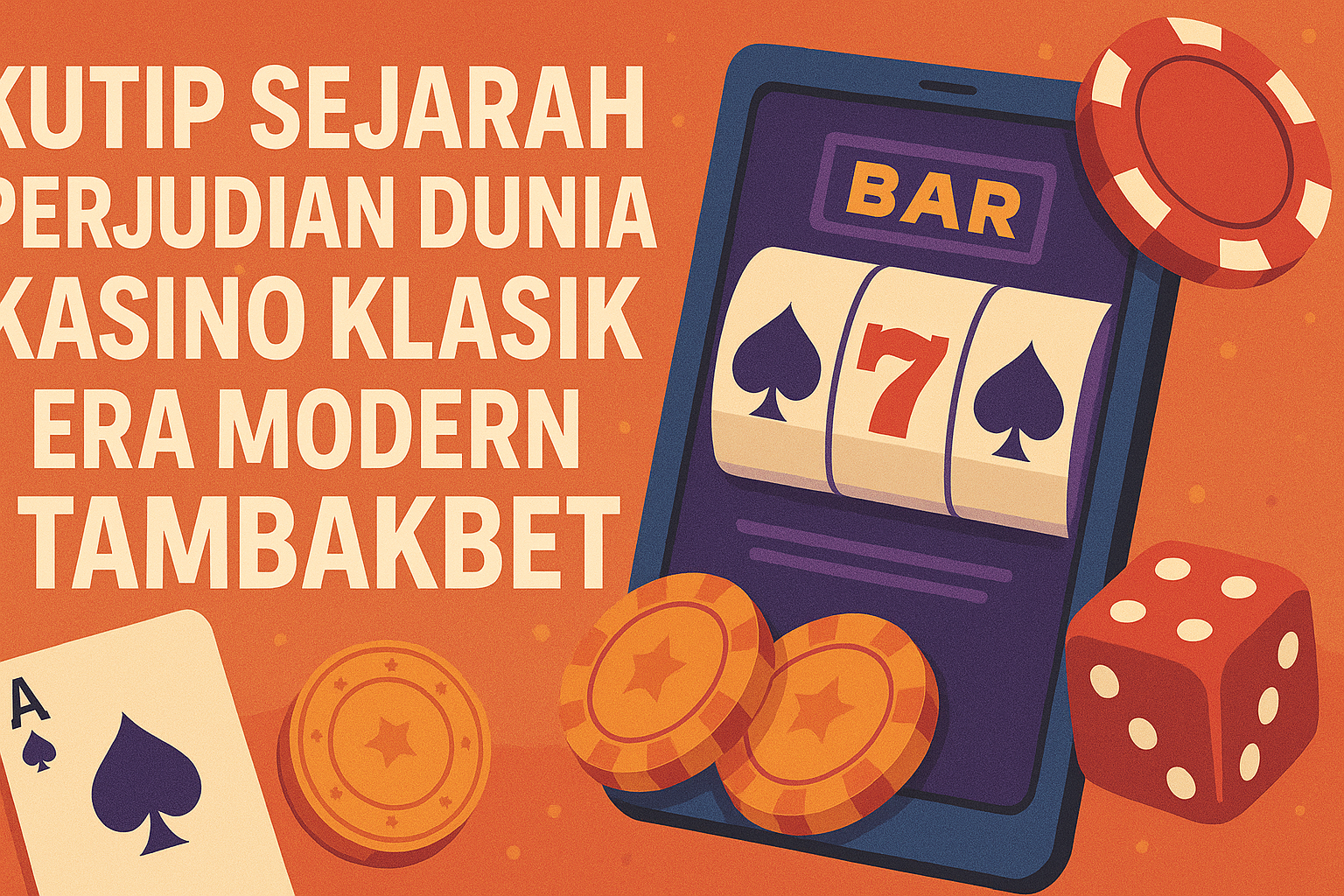 Kutip Sejarah Perjudian Dunia: Dari Kasino Klasik ke Era Modern Tambakbet