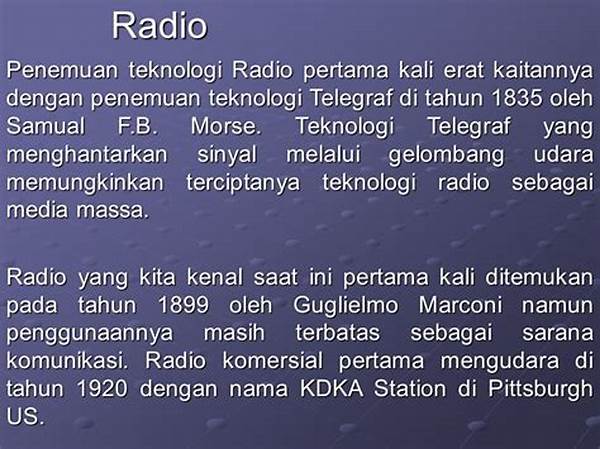 Penemuan Radio: Awal Media Massa Dunia